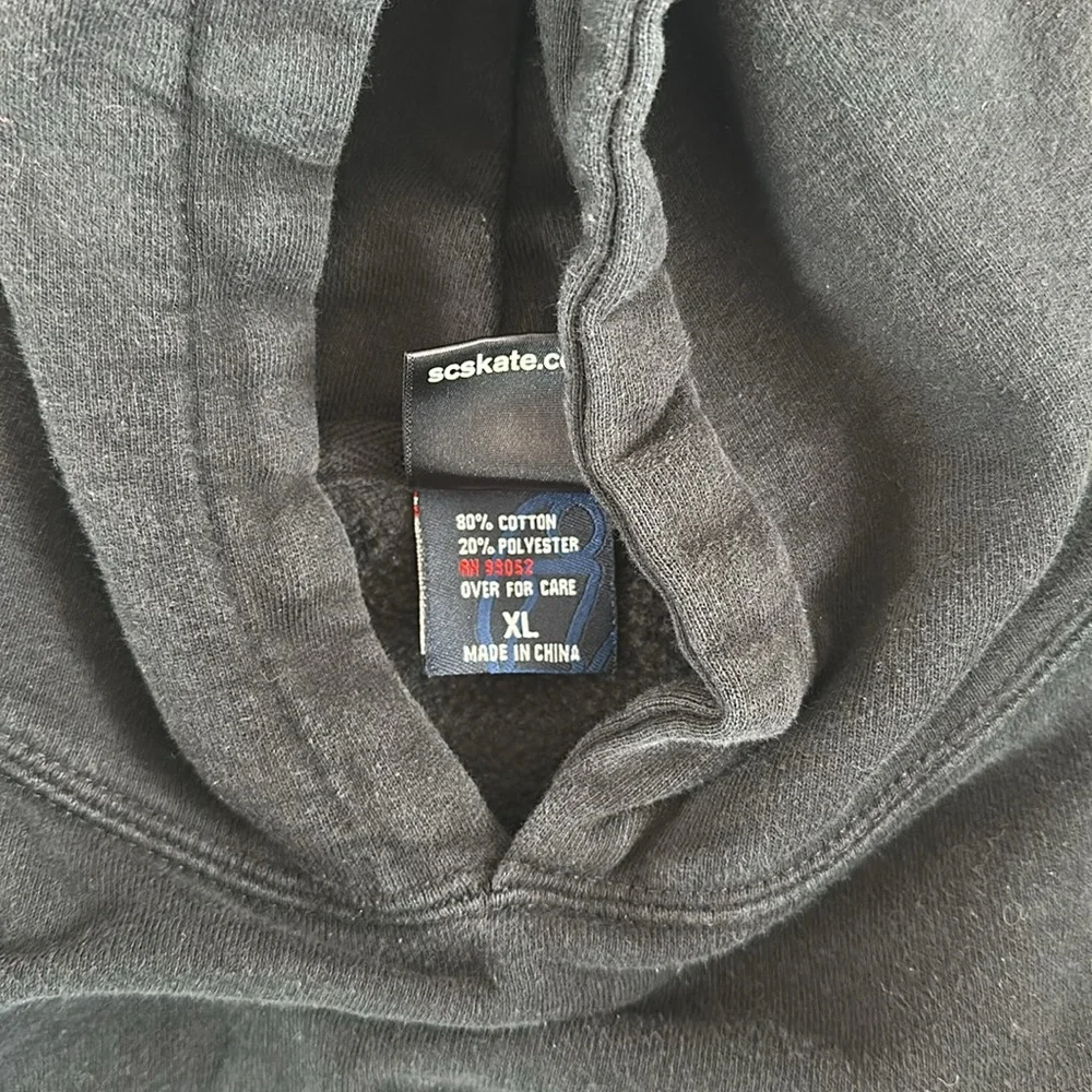 Original Santa Cruz, Skateboards, Black Hoodie, Kids Xl - Picture 4 of 5